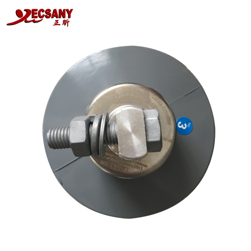 36KV 10KA Station Polymer Housing Metal oxide Surge Arrester Lightning arrester