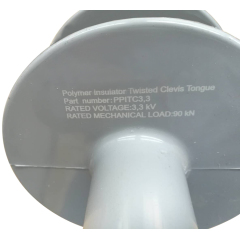 3.3kv 90KN Twist Clevis tongue Composite Polymer Long rod Insulator