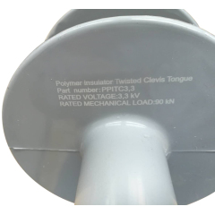 3.3kv 90KN Twist Gabelkopfzunge Verbundpolymer langer Stabisolator