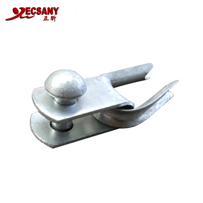 Hot Dip Galvanized Electrical Wire Cable Thimble With Metal Slot