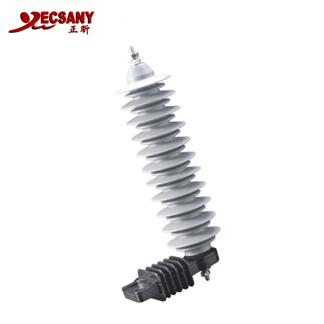 Low Piece 33KV Surge Protector Metal Oxide Gapless Arrester