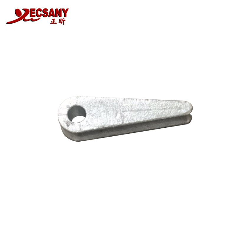 Galvanized Wedge  Cast Dead End Housing Clamp with Small Large Wedge for trolley line