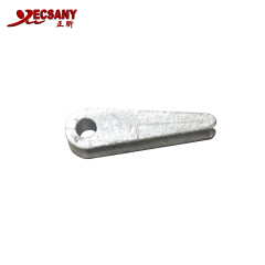 Galvanized Wedge Cast Dead End Housing Clamp with Small Large Wedge for trolley line