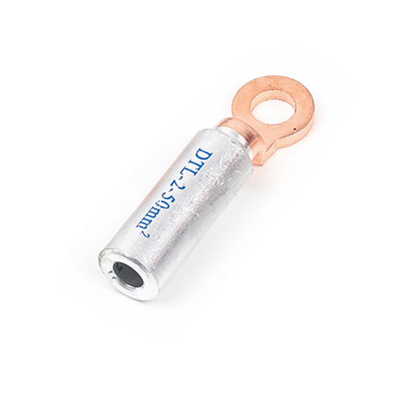DTL-2 Type Copper Aluminum Wiring Connecting Tube Crimp Type Terminal Cable Lugs