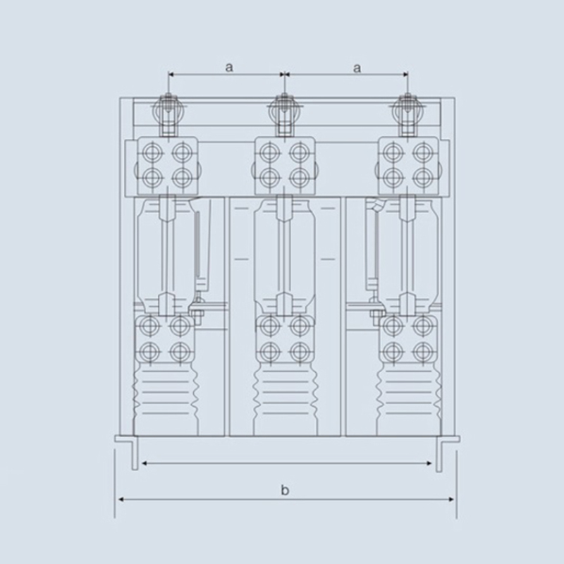 Indoor High Voltage 12KV 3 Phase Vacuum Circuit Breaker For Industrial