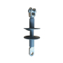 3.3kv 90KN Twist Clevis tongue Composite Polymer Long rod Insulator