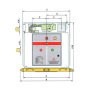 12KV High Voltage Indoor Vacuum Circuit Breaker In Mining Enterprises