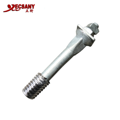 Carbon Steel Lead Head Spindle For Pin Type Insulator