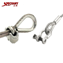 Factory Price Stainless Steel Polished Electrical Wire Round Thimble