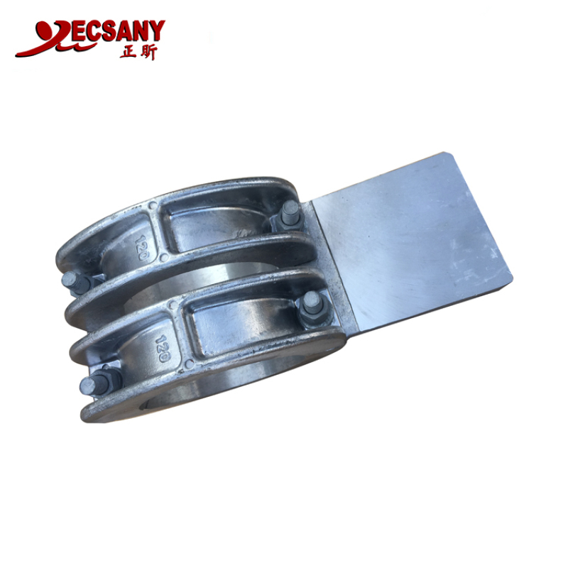 MGT Type 120mm Diameter Electric Power LineTubular Bus-Bar Palm Tap off clamp