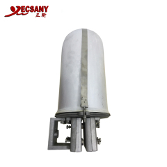 Aluminiumlegierung 6-Wege-48-Faser IP65 OPGW ADSS Pole Installiertes Glasfaserkabel-Kasten-Kuppelgelenk