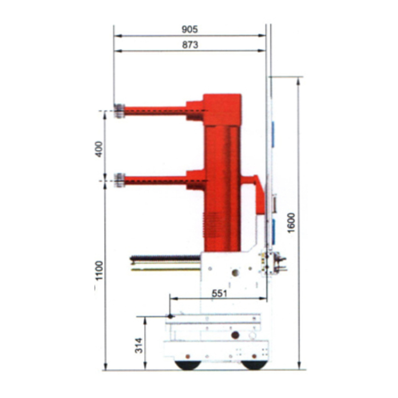 China AC High Voltage 40.5KV Indoor Vacuum Circuit Breaker