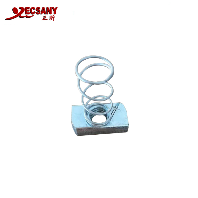 M6 M8 M10 M12 Stainless Steel Unistrut Spring Nut For Power Transmission