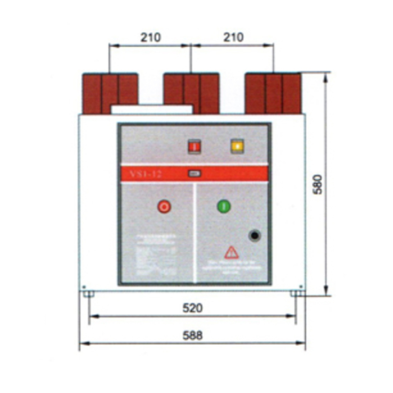 Electrical 12kv High Voltage Indoor Vacuum Circuit Breaker
