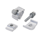 3 Bolts Aluminium Corrosion Resistant Parallel Groove Connectors PG Clamps