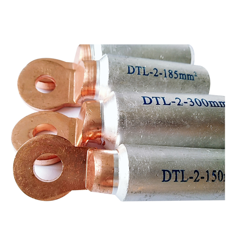 DTL-2 Type 630 mm2 Aluminum Copper Electrical Flat Round Terminal Lugs DTL-2 Type 630 mm2 Aluminum Copper Electrical Flat Round Terminal Lugs