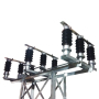 High Quality 36KV 1250A Porcelain Rotating Center Isolator with mounting structure
