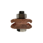 Tinned Copper Cable Lug Clamps Electric Cable Clamps For Trolley Line