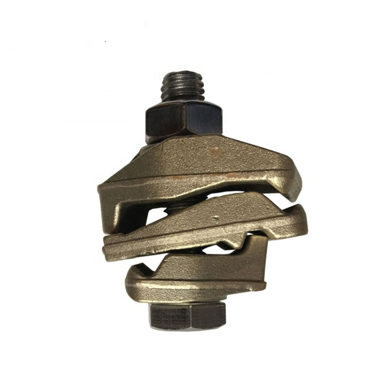 Low Piece Brass Wire Bracket Clamp Components For Trolley Line