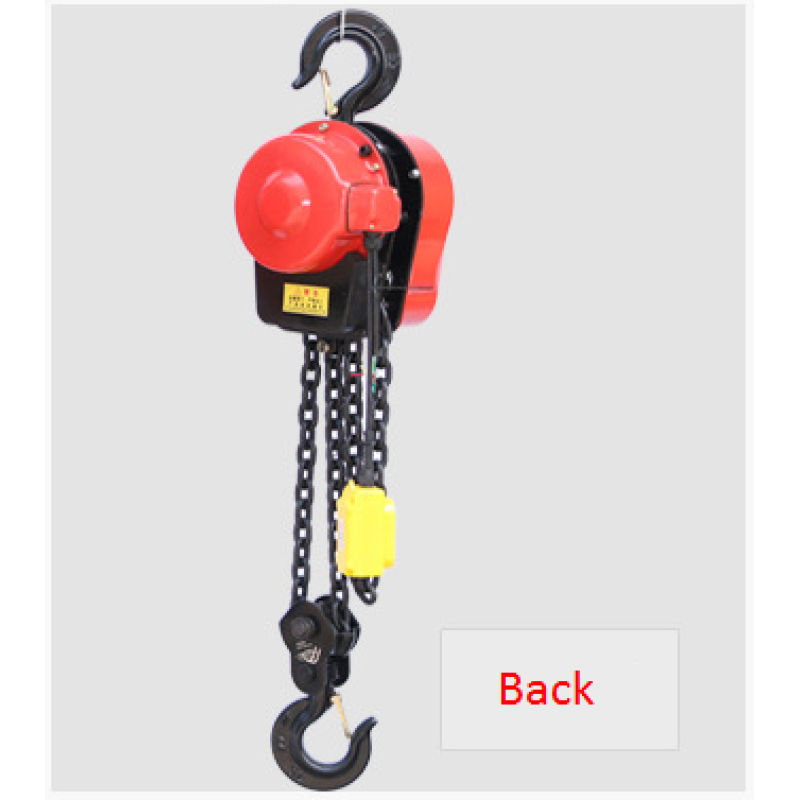 Manufacturer DHS new type 3 ton 6m electric chain hoist with electric trolley