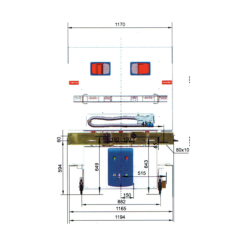 China AC High Voltage 40.5KV Indoor Vacuum Circuit Breaker