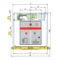 New Generation Indoor Embedded High Voltage Vacuum AC Circuit Breaker