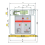 New Generation Indoor Embedded High Voltage Vacuum AC Circuit Breaker