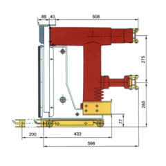 New Generation Indoor Embedded High Voltage Vacuum AC Circuit Breaker