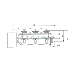 China Indoor AC High Voltage SF6 Gas Insulated Load Break Switch