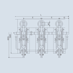 Electrical High Voltage Indoor Earth Switch For Earthing Protection