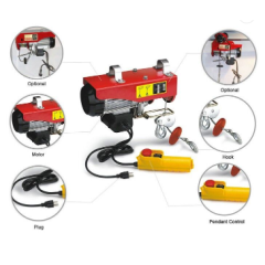 wire rope small winch PA1000 mini electric hoist