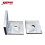Custom high quality carbon steel spacer square plate washer