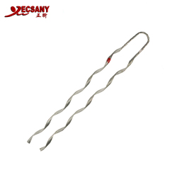 High Quality Galvanised Steel Proformed Pole Top Make off Grip Wire Dead End