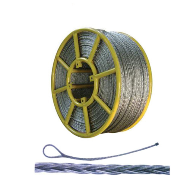 High Tensile Strength Torsion Meter Resistant Steel Wire Rope