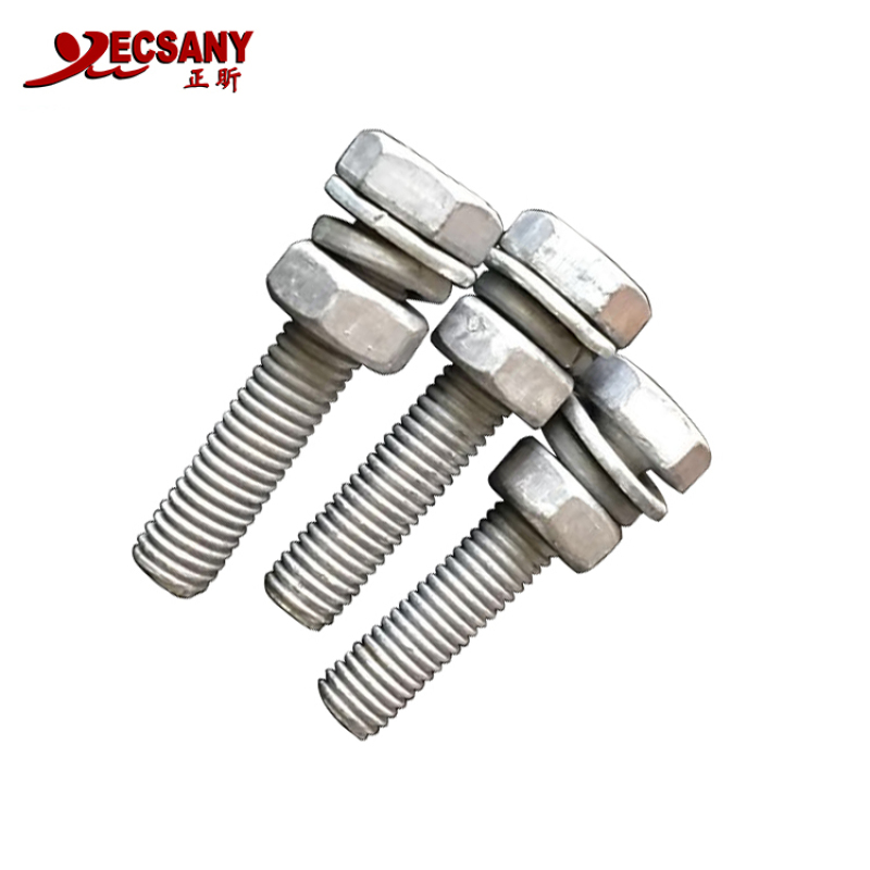 Galvanized Steel Carriage Hex Splice Post Bolt Nut With Recess Nut