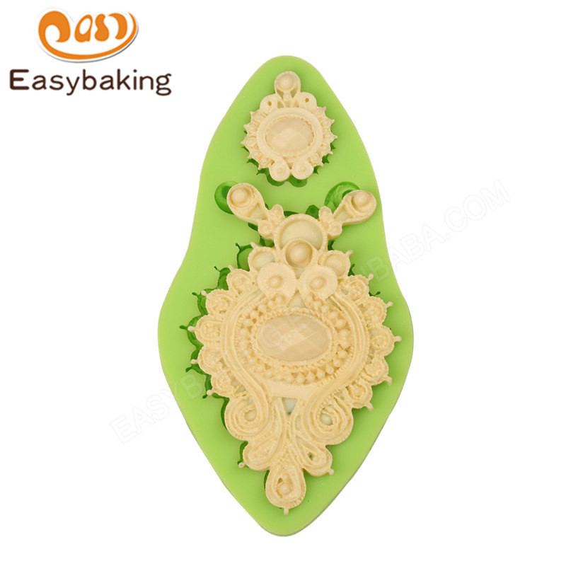 3D silicone fondant molds for cake decorating supplies