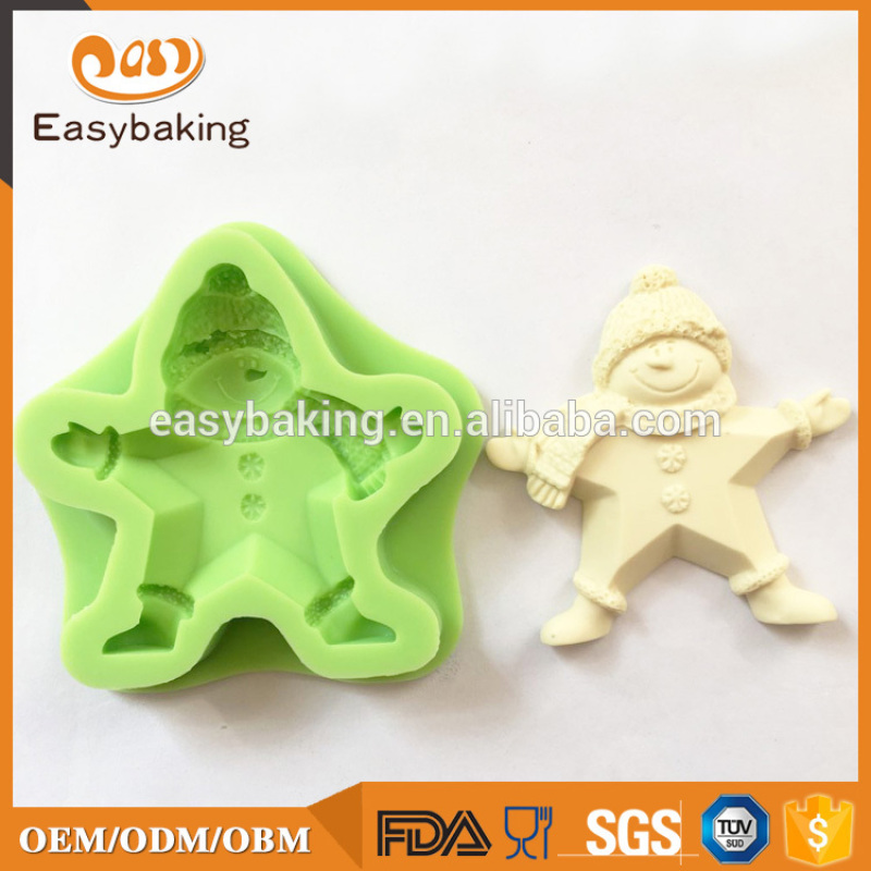 NEW Cutely Bears with Christmas Tree Silicone Mold For Clay