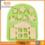 Fairy tail theme mushroom silicone cake decorating tools fondant molds