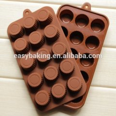 Molde de silicona para chocolate 3D personalizado con mejores ventas, herramientas DIY para gelatina