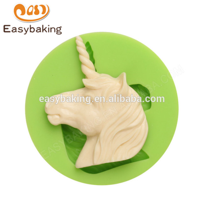 China Alibaba Manufacturer Chocolate Mold Unicorn Silicone Mold