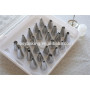 Cupcake decorating tools 304 stainless steel 26 pcs piping tips set