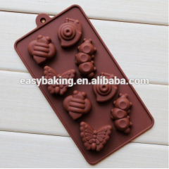 Bonitos moldes de chocolate con forma de animales para abejas, mariposas, orugas.