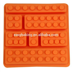 Kuchenwerkzeuge Bausteine ​​Lego Silikonform für Eiswürfel