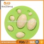 Molde de pastel de fondant de silicona con forma de perla de diferentes tamaños de alta calidad para el hogar o la fiesta