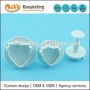 Cute SGS approval sweet strawberry shape cookie cutter stamp fondant cake baking tools