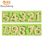 Number Fondant Silicone Molds for Cake Decorating mould