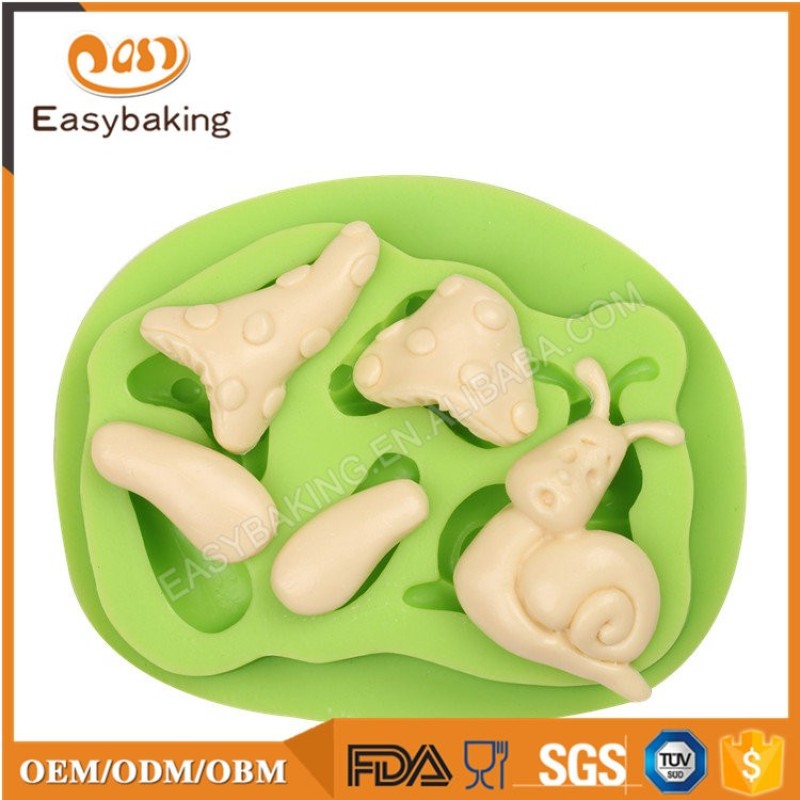 Cartoon Theme Rainbow Shape Silicone Fondant Cake Decorating Mold