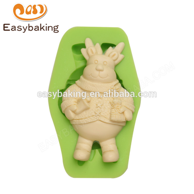 Wholesale factory supply high quality christmas silicone molds fondant