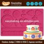 Articles de vente chauds moules en dentelle de silicone pour la décoration de gâteaux