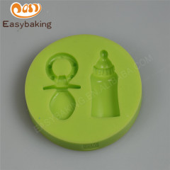 Chupete y biberón forma silicona fondant herramienta pastel decoración molde